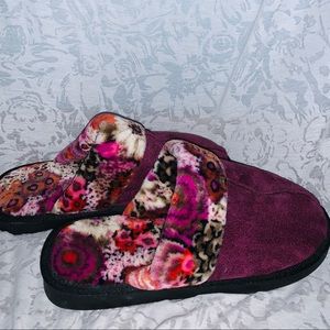 Vera Bradley Floral Print Slippers